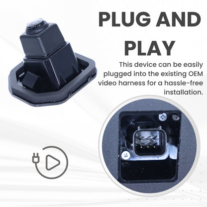 Backup Camera Replaces for Nissan 2014-2016 Rogue SV Model w/o Premium Pkg | 2017-2020 Rogue w/o AVM | 2017-2019 Rogue Hybrid w/o AVM OE Part # 284429TB0D 284429TB0A 284429TB0B 284429TB0C 284429TB1C