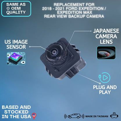 Backup Camera Replaces for 2018 2019 2020 2021 Ford Expedition/Expedition Max OE Part # JL1Z19G490A JL1Z-19G490-A