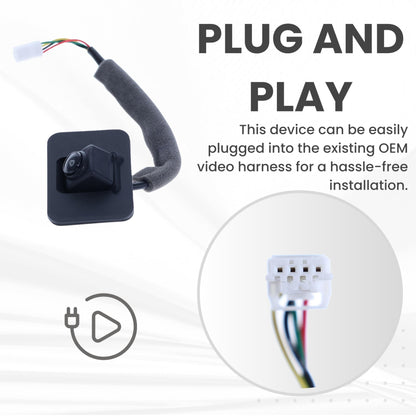 Backup Camera Replaces for 2019-2023 Nissan Altima w/o AVM