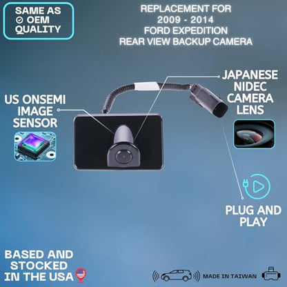 Backup Camera Replaces for 9-14 Ford Expedition 9L1Z-19G490-B/A/AB 8L1Z-19G490-A