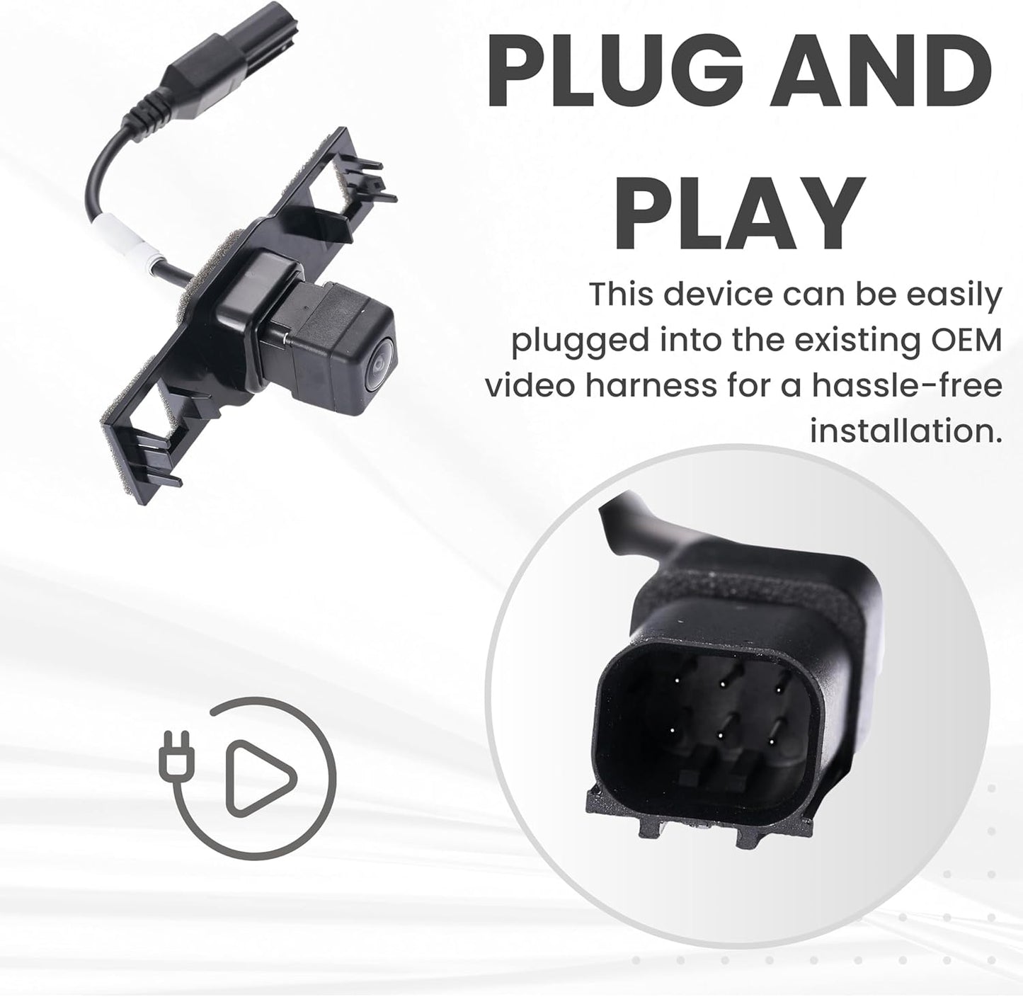 Backup Camera Replaces for 15-17 Toyota Camry 86790-06150 86790-06040