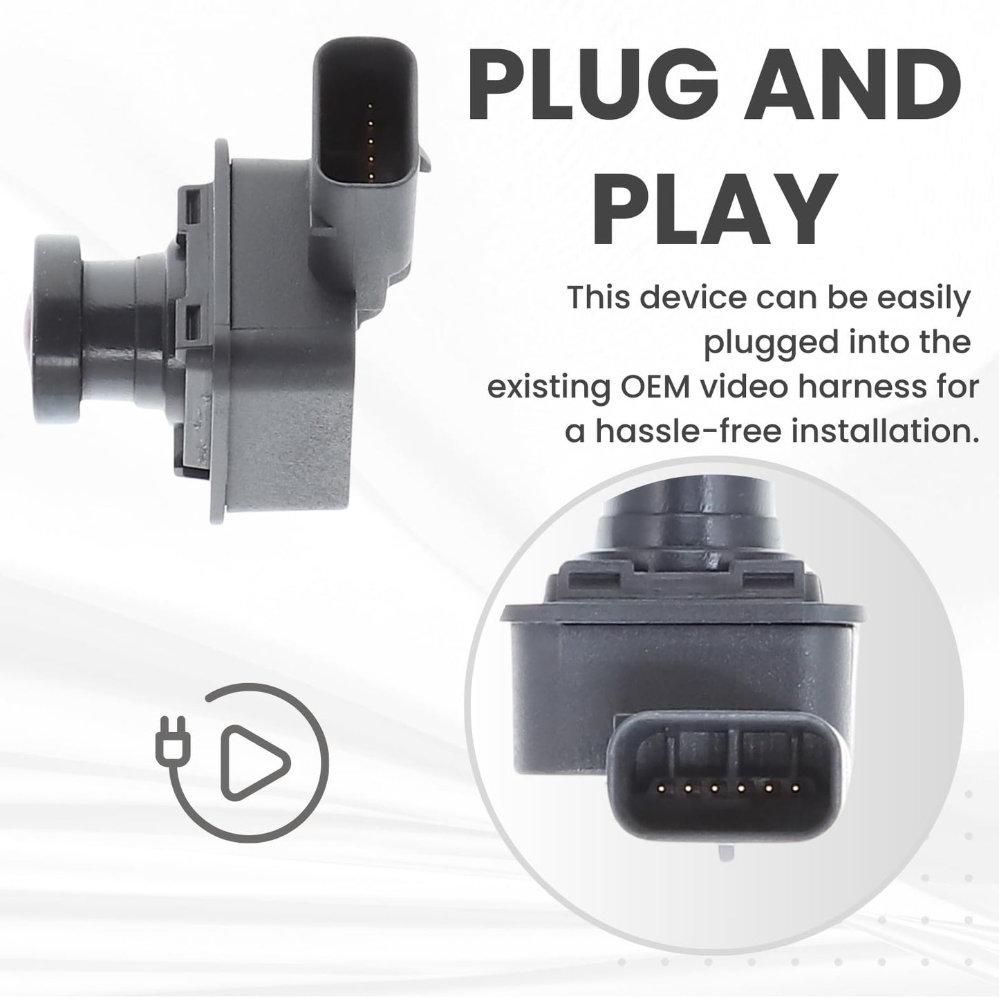 Backup Camera Replaces for 18 19 20 FORD F150 CREW / EXTENDED / REGULAR CAB OE