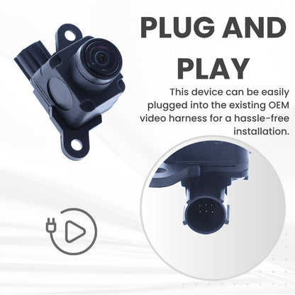 Backup Camera Replaces for 2016 2017 2018 2019 2020 Dodge Durango OE Part 68367610AB 68274730AB 68274730AC 68319923AA 68319923AB 68367610AA