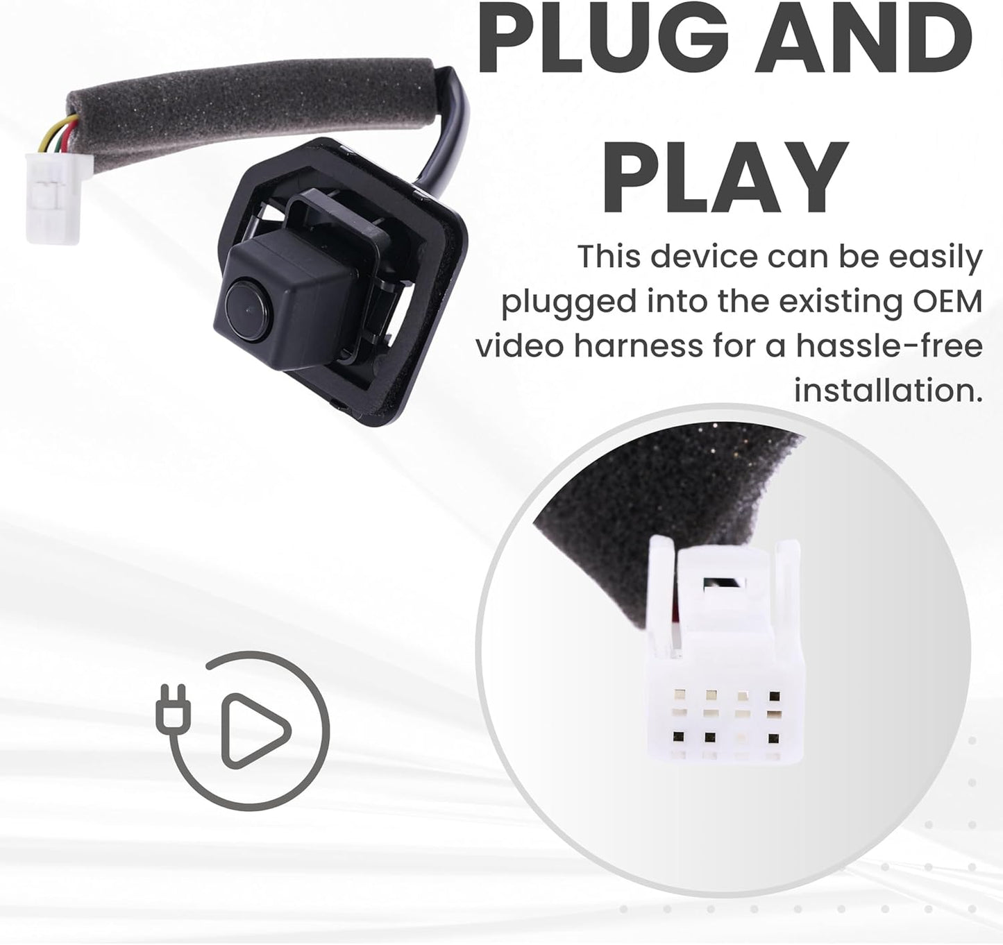 Backup Camera Replaces for 16-18 Nissan Altima 28442-9HS1A 28442-9HS2A