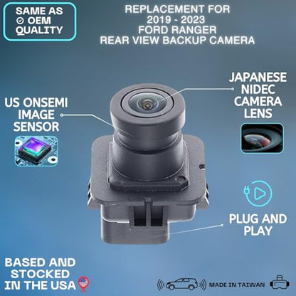 Backup Camera Replaces for 2019 2020 2021 2022 2023 FORD RANGER OE