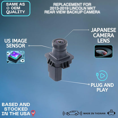 Backup Camera Replaces for 2013 2014 2015 2016 2017 2018 2019 Lincoln MKT OE Part # EE9Z19G490-A EE9T19G490AA DE9Z19G490A (EE9Z-19G490-A EE9T-19G490-AA DE9Z-19G490-A)