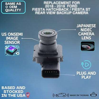 Backup Camera Replaces for 2018 2019 FORD FIESTA HATCHBACK / FIESTA ST OE