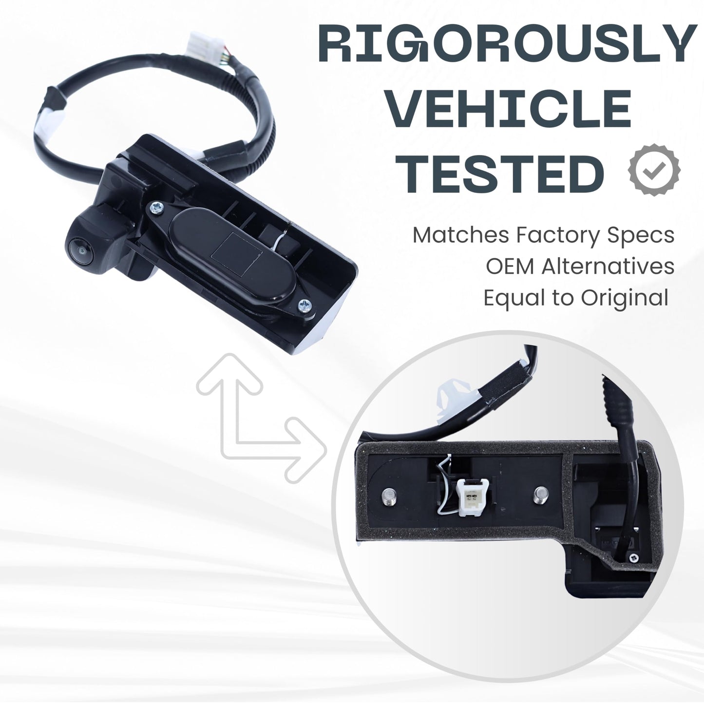 Backup Camera Replaces for Honda Odyssey Manual / Power Liftgate w/o Navigation