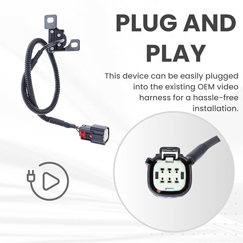 Backup Camera Replaces for 2008 2009 2010 2011 2012 Ford Super Duty Pickup OE Part # 9C3Z-19G490-E, 9C3T-19G490-BD, 9C3Z-19G490-B, 8C3Z-19G490-A, 9C3Z-19G49-0D, 9C3Z-19G490-A