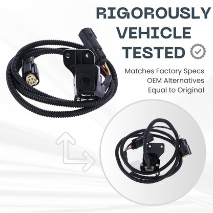 Backup Camera Replaces for GM 2007-2013 Silverado/Sierra 1500 | 2009-2013 Silverado/Sierra 1500 Hybrid | 2011-2014 Silverado/Sierra 2500/3500 Pickup OE Part # 23146157, 20837341, 20986601