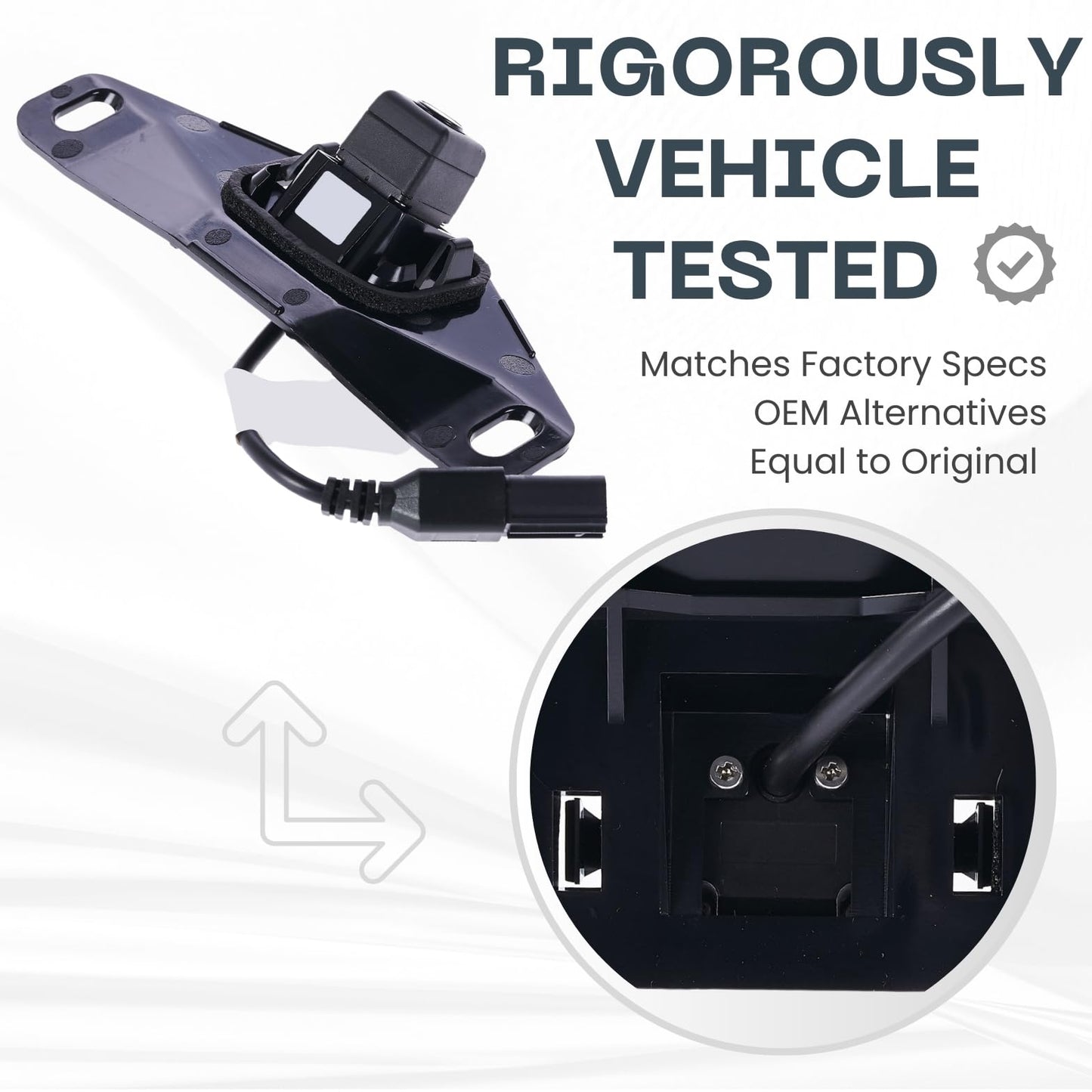 Backup Camera Replaces for 2013 2014 2015 TOYOTA SEQUOIA OE Part# 867900C010