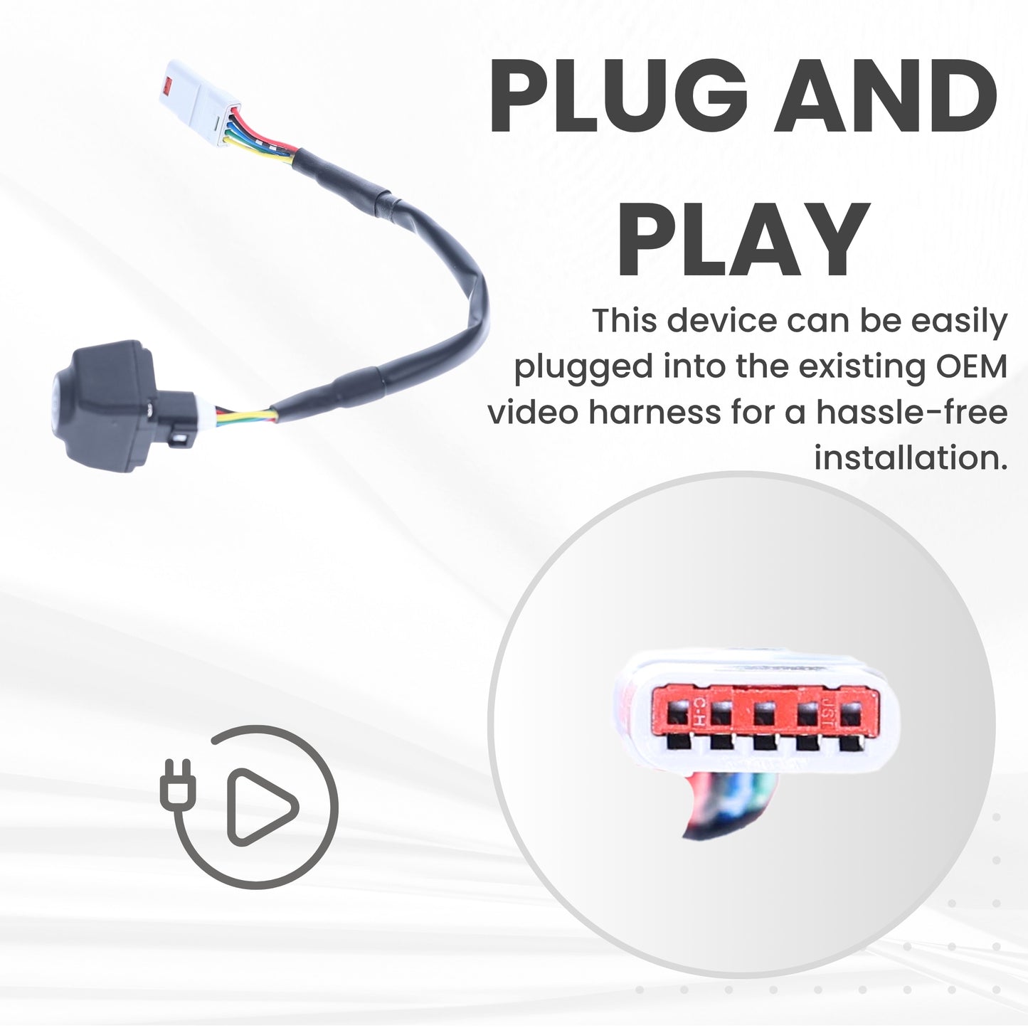 Backup Camera Replaces for 2019-2024 Chevy Silverado | 2019-2024 GMC Sierra/Denali | 2020-2024 Buick Encore GX | 2021-2023 GMC Trailblazer OE Part # 23390515 42549755