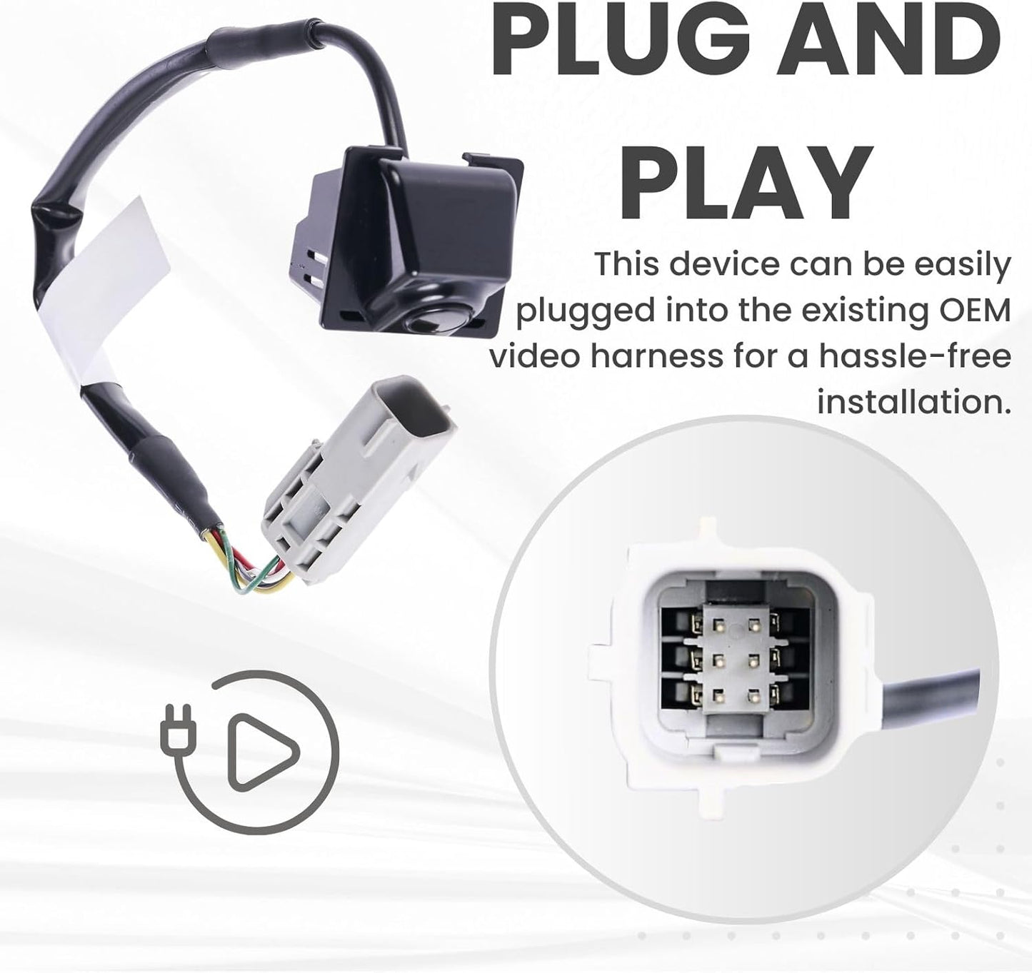 Backup Camera Replaces for 2011 to 2022 GMC Buick Chevrolet Cruze Equinox Trax