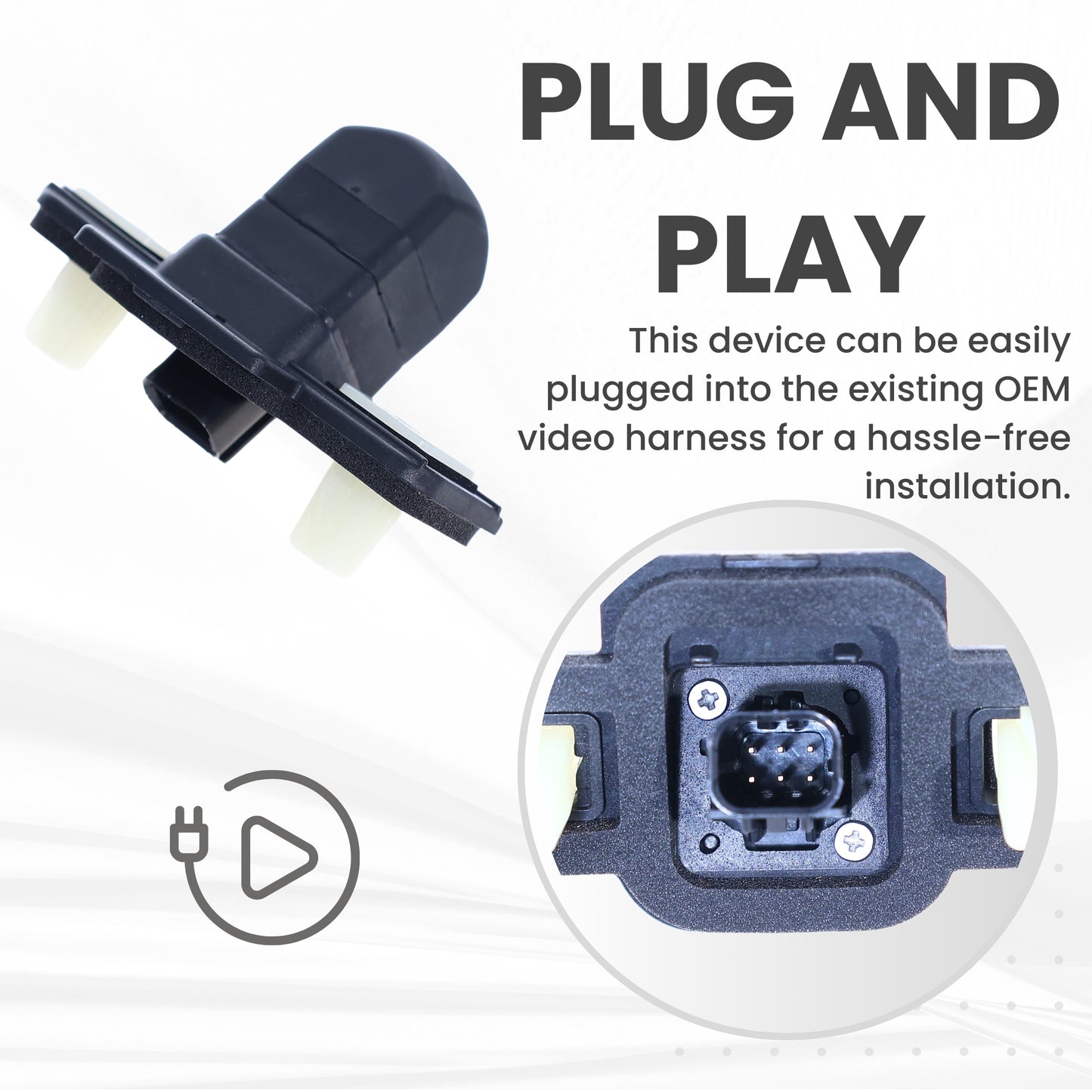 Backup Camera Replaces for 2020 2021 2022 Toyota Corolla Sedan/Corolla Hybrid Assy w/Mounting Grommet OE Part # 8679002190 8679012270 (86790-02190, 86790-12270)