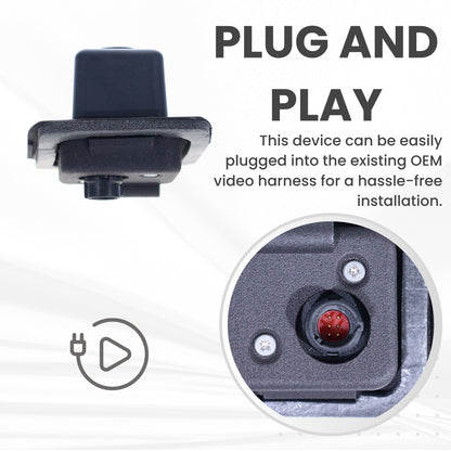 Backup Camera Replaces for 2007 2008 2009 2010 2011 2012 Mercedes-Benz GL-Class OE Part # 1648201497 1648200297 1648201497 1648201597