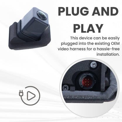 Backup Camera Replaces for Mercedes-Benz 2008 2009 2010 2011 C-Class | 2012 2013 2014 C-Class Sedan | 2012 2013 2014 2015 C-Class Coupe OE Part # 2048206097