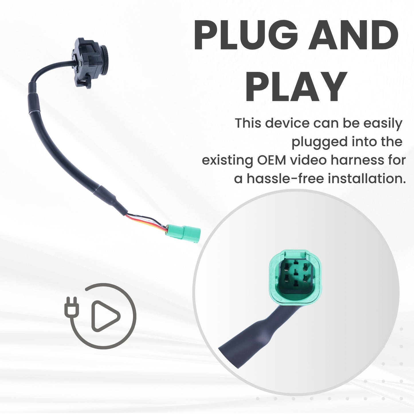 Right Side View Backup Camera Replaces for 2021-2023 Toyota Sienna OE Part # 8679008100