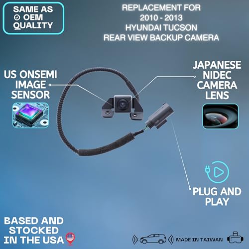 Backup Camera Replaces for 10-13 Hyundai Tucson 95790-2S010 95790-2S012/2S000
