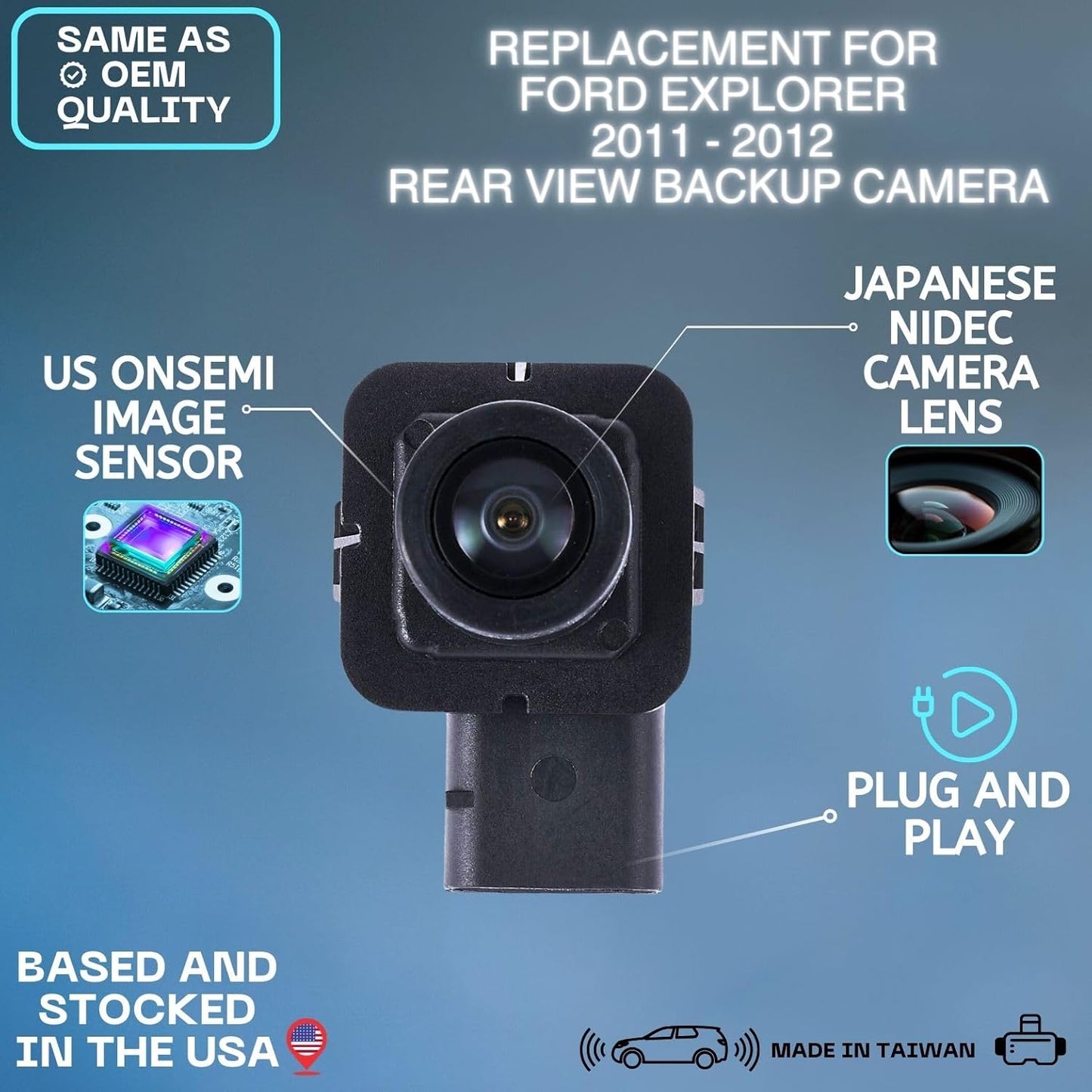 Backup Camera Replaces for 2011 2012 Ford Explorer