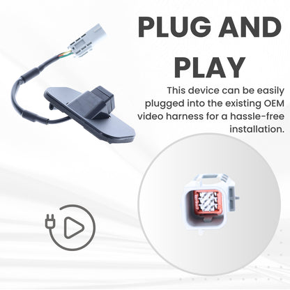 Backup Camera Replaces for 2016 2017 2018 Cadillac CT6/CT6-V w/o Surround View OE Part # 23404036