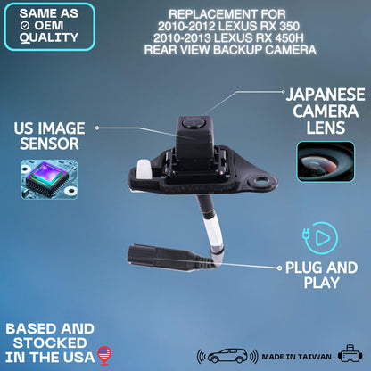 Backup Camera Replaces for 10-13 Lexus RX RX450h 86790-48091/2 86790-48090