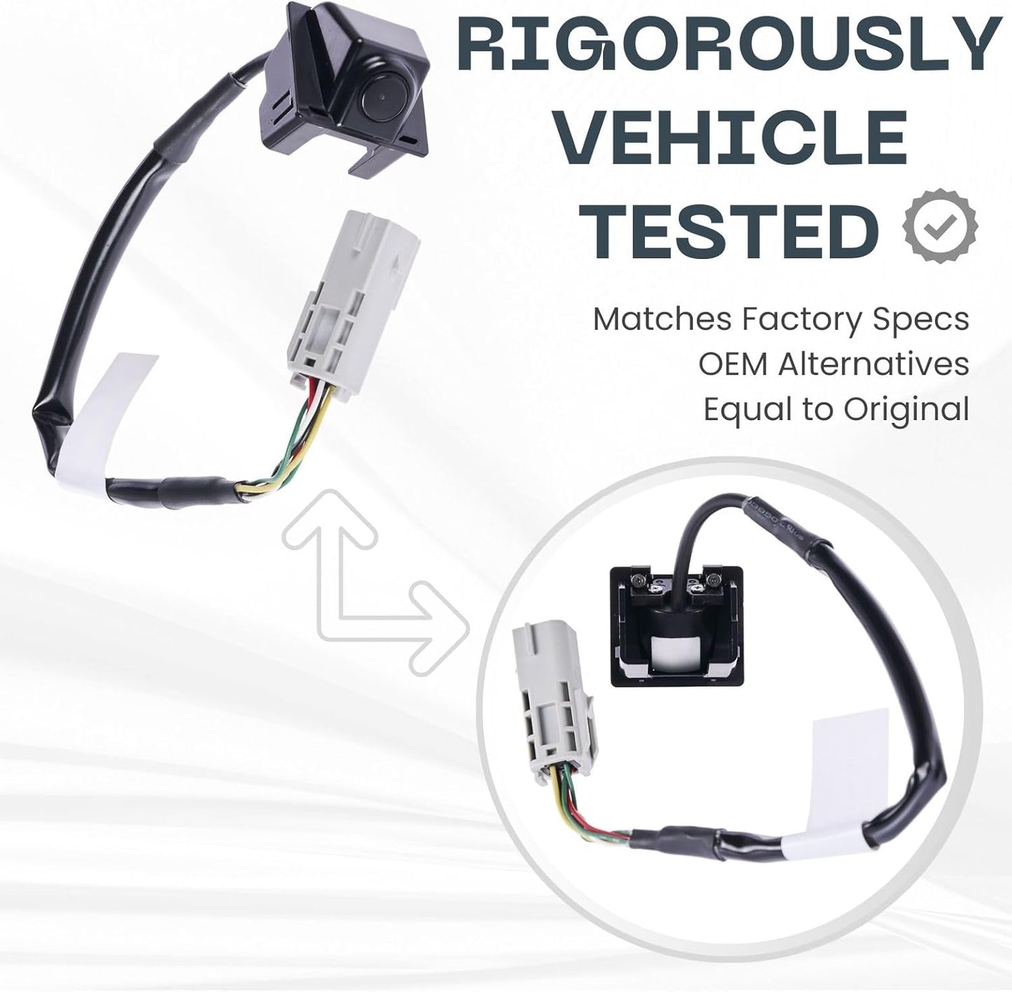 Backup Camera Replaces for 2011 to 2022 GMC Buick Chevrolet Cruze Equinox Trax