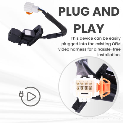 Backup Camera Replaces for 2016 2019 2020 2021 2022 Honda HR-V Assy | 2018 Honda HR-V Assy FWD OE Part # 39530-T7A-003 39530T7A003