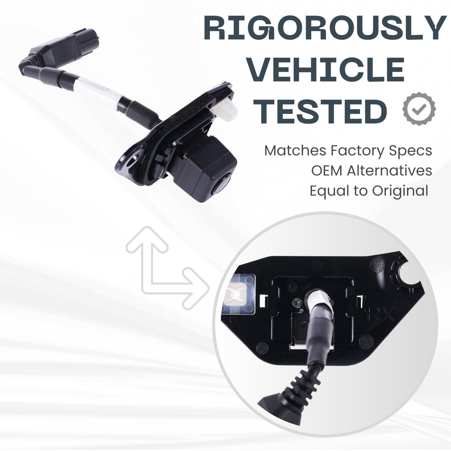 Backup Camera Replaces for 10-13 Lexus RX RX450h 86790-48091/2 86790-48090