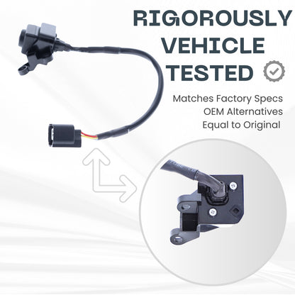 Right Side View Backup Camera Replaces for 2012-2015 Honda Civic Sedan | 2014-2015 Honda Civic Hybrid/Coupe OE Part # 36580-TR3-A01, 36580-TS8-A01 (36580TR3A01, 36580TS8A01)