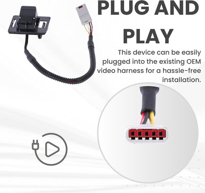 Backup Camera Replaces for 16-22 Chevrolet Malibu MALIBU 23334180