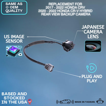 Backup Camera Replaces for 17-20 Honda CRV 39530-TLA-A01/A11 39530-TLA-A51