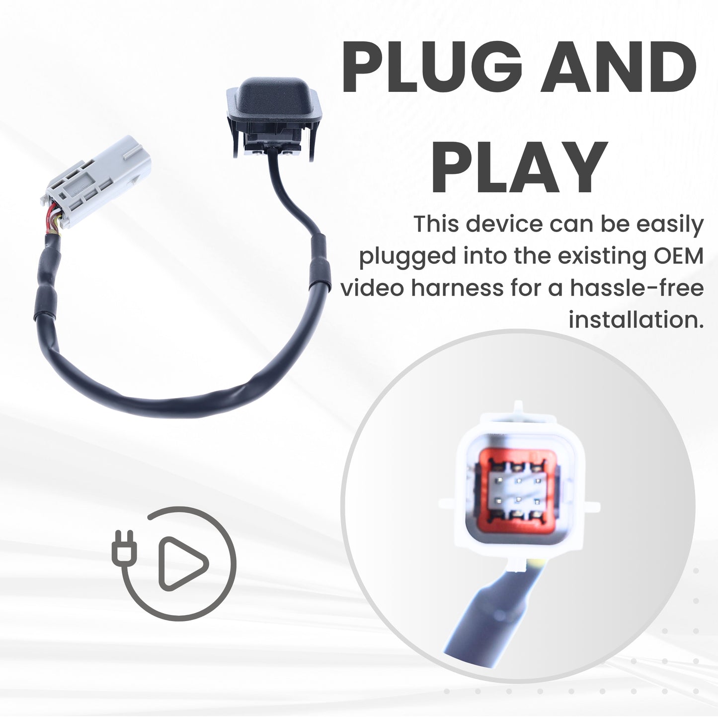 Backup Camera Replaces for Buick 2012-2017 Regal Base, CXL, Premium Model | 2016-2017 Regal Sport Touring Model | 2012-2016 Regal eAssist OE Part # 23323601, 22801897