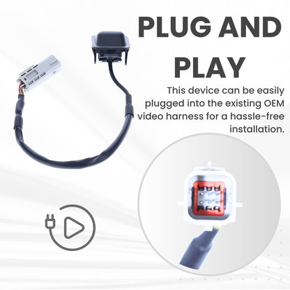 Backup Camera Replaces for Buick 2012-2017 Regal Base, CXL, Premium Model | 2016-2017 Regal Sport Touring Model | 2012-2016 Regal eAssist OE Part # 23323601, 22801897