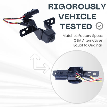 Front View Backup Camera Replaces for 2017-2020 Nissan Rogue | 2017-2019 Hybrid