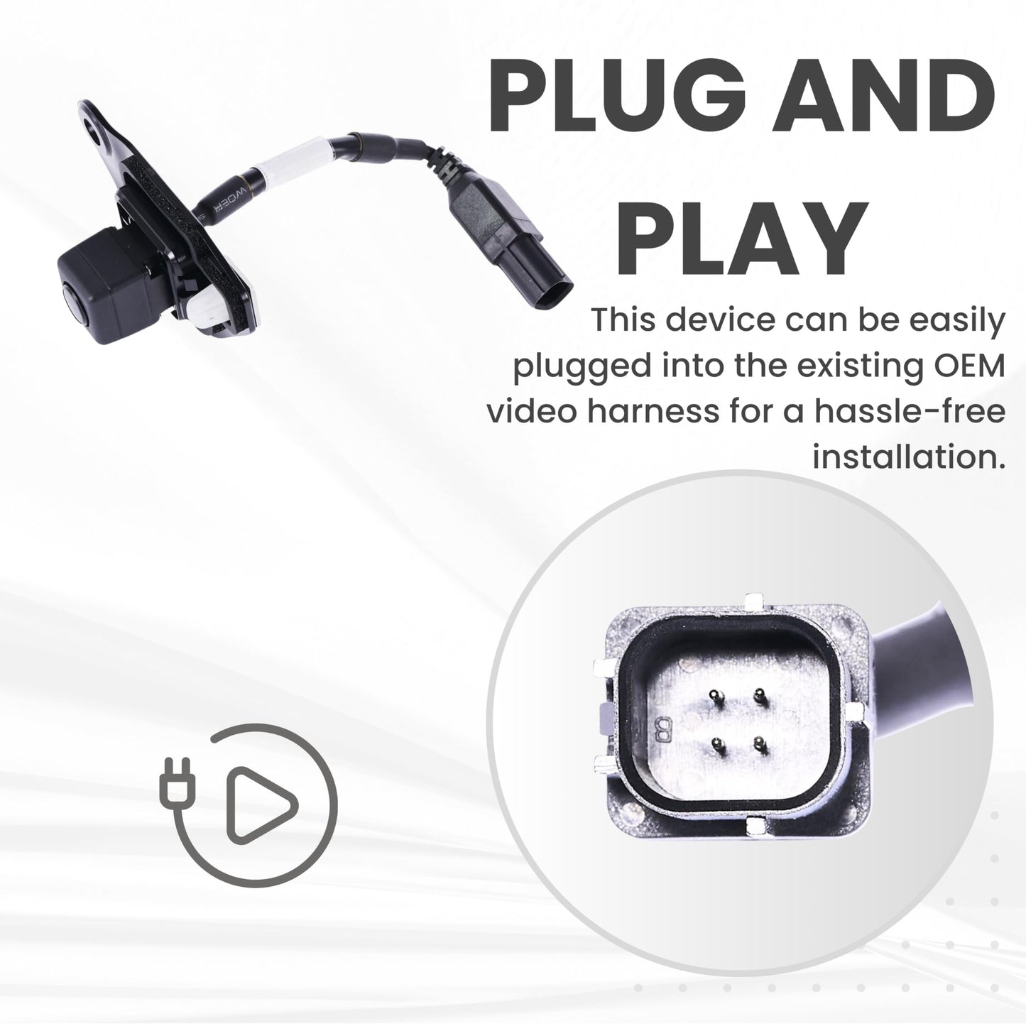 Backup Camera Replaces for 10-13 Lexus RX RX450h 86790-48091/2 86790-48090