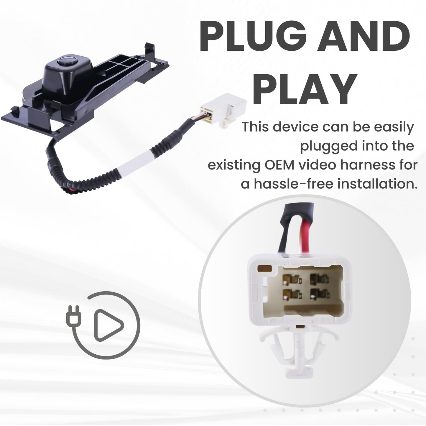 Backup Camera Replaces for 2004 2005 TOYOTA SIENNA OE Part # 8679045010