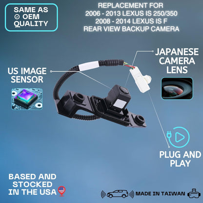 Backup Camera Replaces for 2006-2013 LEXUS IS 250/350 | 2008-2014 LEXUS IS F