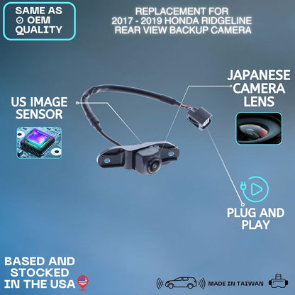 Backup Camera Replaces for 17-19 Honda Ridgeline 39530-T6Z-A01