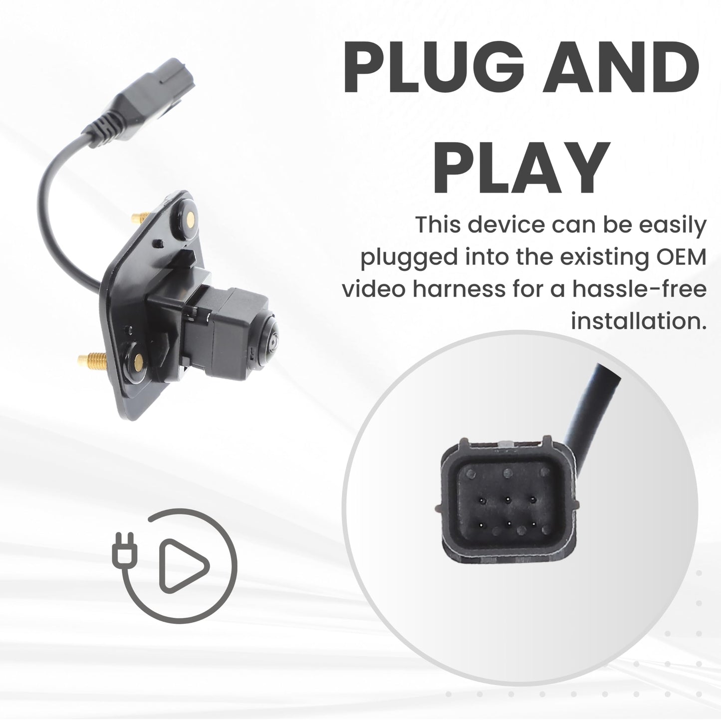 Backup Camera Replaces for 2014-2018 Nissan Versa Note w/AVM