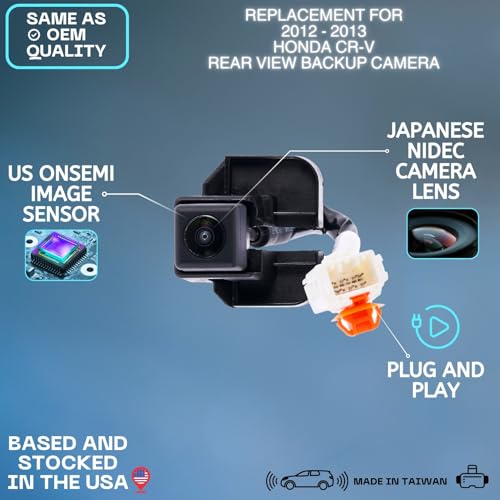 Backup Camera Replaces for 2012 2013 Honda CR-V