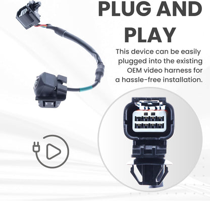 Backup Camera Replaces for 2017 2018 2019 2020 2021 Honda Civic Hatchback/Civic Type R OE Part # 39530TGGA21 39530TGGA01