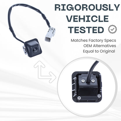 Backup Camera Replaces for Buick 2012-2017 Regal Base, CXL, Premium Model | 2016-2017 Regal Sport Touring Model | 2012-2016 Regal eAssist OE Part # 23323601, 22801897