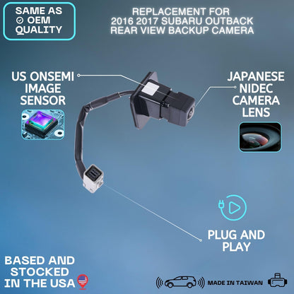 Backup Camera Replaces for 2016 2017 SUBARU OUTBACK OE Part # 86267AL50A