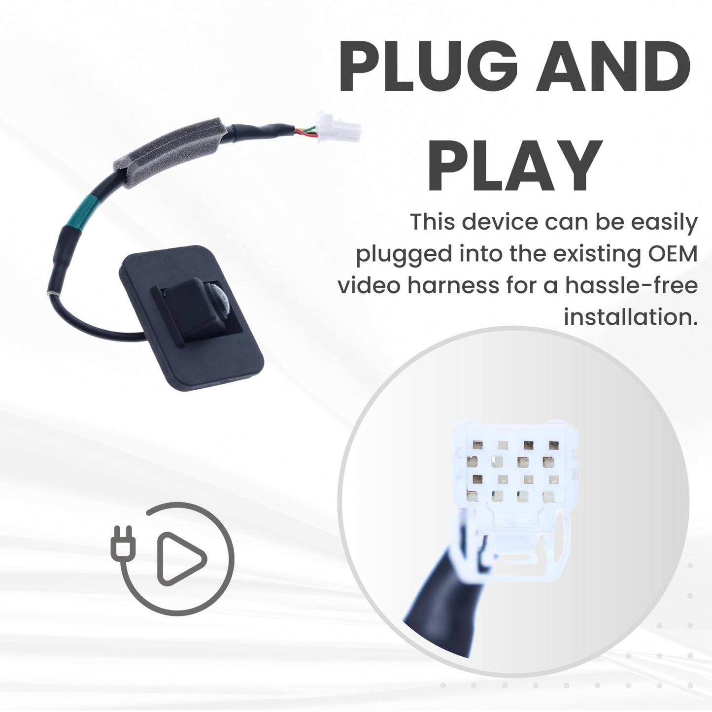 Backup Camera Replaces for 2019-2023 Nissan Altima w/AVM