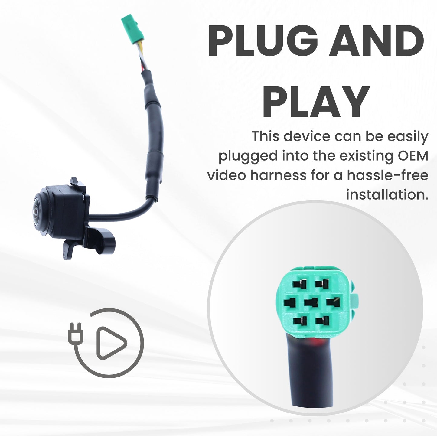 Left Side View Backup Camera Replaces for 2022 Toyota Highlander OE Part # 867900E430 86790-0E430