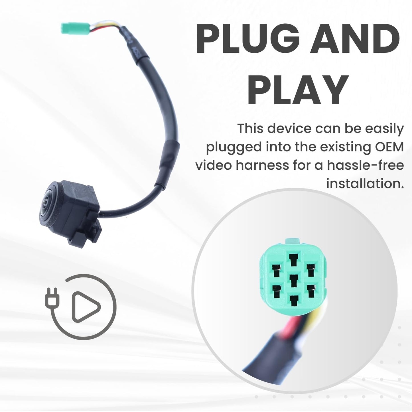 Backup Camera Replaces for 2017 2018 2019 2020 TOYOTA SIENNA Right Side View