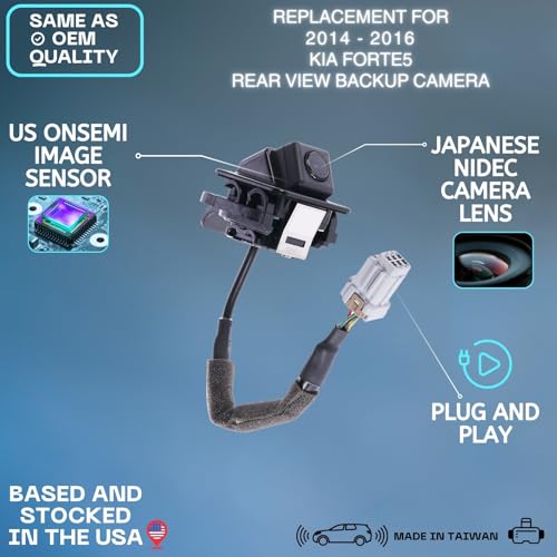 Backup Camera Replaces for 14-16 Kia Forte 95760A7700