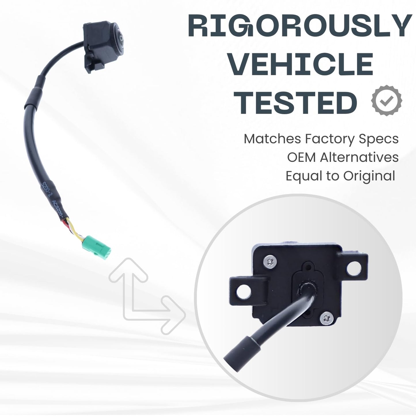 Backup Camera Replaces for 2017 2018 2019 2020 TOYOTA SIENNA Left Side View