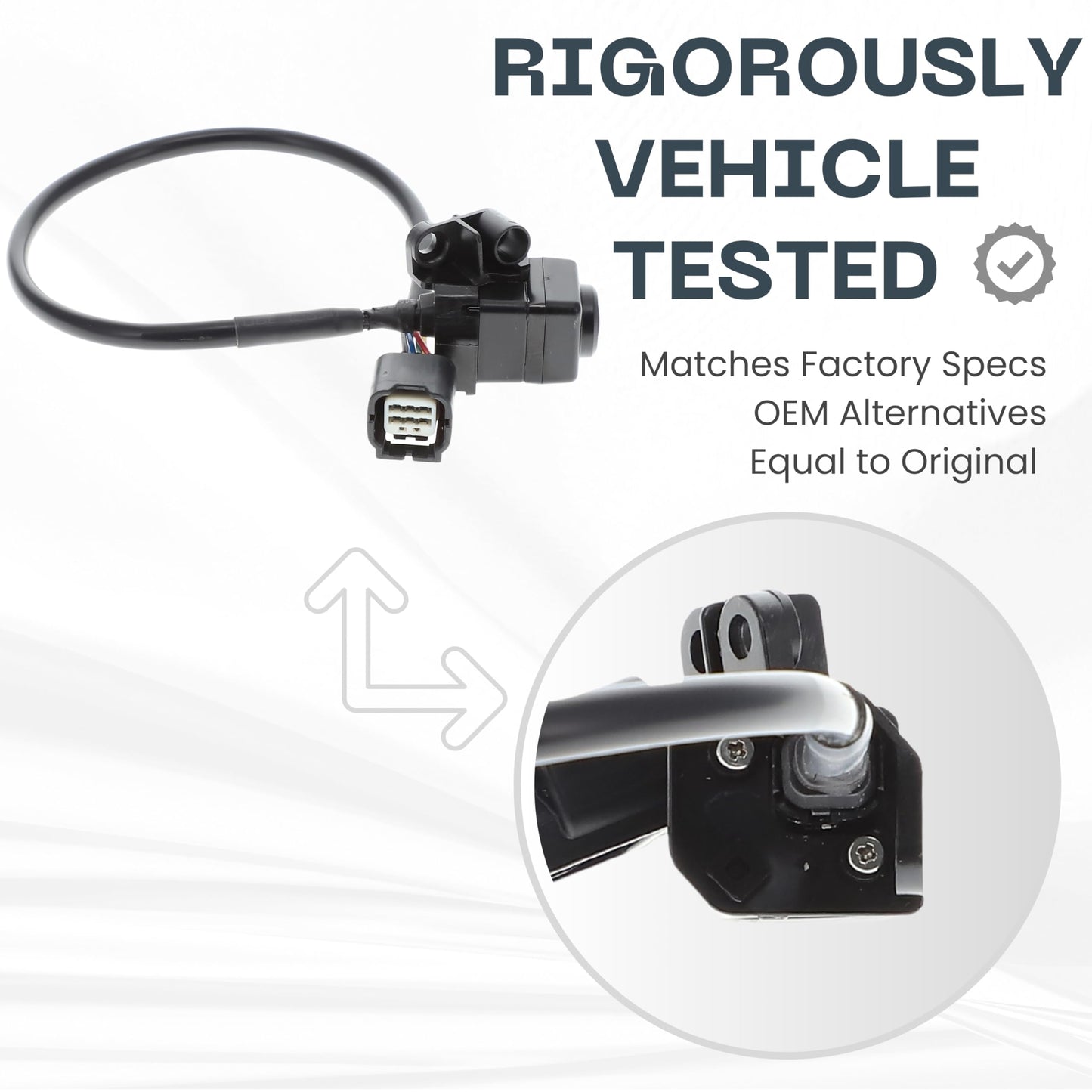 Right Side View Backup Camera Replaces for Honda CR-V Touring CR-V EX EX-L HR-V