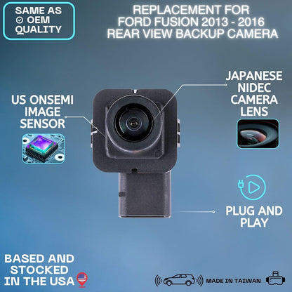 Backup Camera Replaces for 2013 2014 2015 2016 Ford Fusion